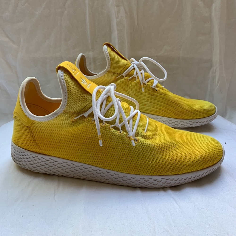 Mens Adidas Pharrell Williams HU SNEAKERS Yellow